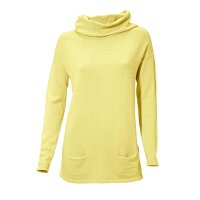 Designer-Rollkragenpullover, gelb