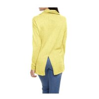 Designer-Rollkragenpullover, gelb