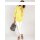 Designer-Rollkragenpullover, gelb