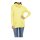Designer-Rollkragenpullover, gelb
