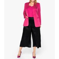 Blazer with scarf collar, magenta