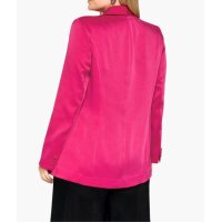 Blazer with scarf collar, magenta