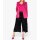 Blazer with scarf collar, magenta