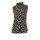 Satin-Blusentop, taupe-schwarz