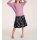 Fine knit sweater with beads, lavender