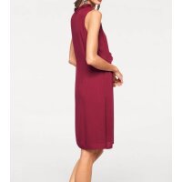Rüschenkleid, bordeaux