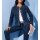 Jeansblazer m. Stickerei, blue-stone-washed