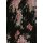 Pleat skirt with lace, black-multicolour