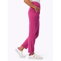 High-Waist-Stretchhose, fuchsia