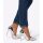Jeans m. Spitzenabschluss, blue-stone-washed