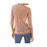 Designer-Bluse m. Pailletten, bunt