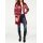 Cardigan, bordeaux-red-white