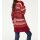 Cardigan, bordeaux-red-white