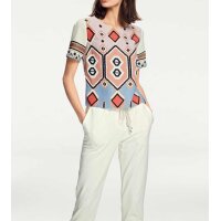 Designer-Blusenshirt, bunt