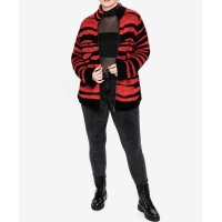Кардиган, красно-черный