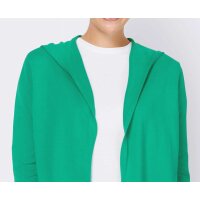 Feinstrickjacke m. Kapuze, grün