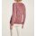 Lace sweater, rosewood