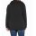 Brand sweatshirt with lace inserts, black