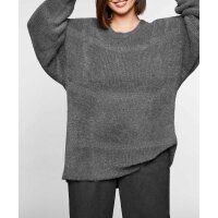 Pullover, rauchgrau-silber