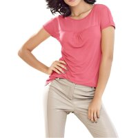 Shirt with chiffon, lobster