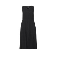Midi-Kleid m. Cardigan, schwarz