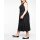 Midi-Kleid m. Cardigan, schwarz