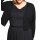 Midi-Kleid m. Cardigan, schwarz