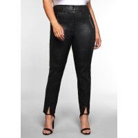 Push-Up-Stretchhose m. Glitzerdruck, schwarz