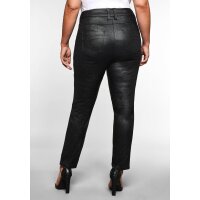 Push-Up-Stretchhose m. Glitzerdruck, schwarz