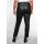 Push-Up-Stretchhose m. Glitzerdruck, schwarz