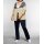 Strickjacke mit Norwegermuster, natur-blau