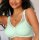 Supportive bra, no underwire, mint