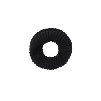 Woll-Loop-Schal, schwarz