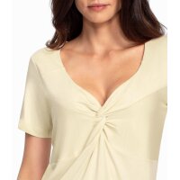 Shirt with knot detail, ivory