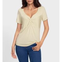 Shirt mit Knotendetail , elfenbein