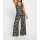 Jersey-Druckoverall, khaki-ecru