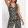 Jersey-Druckoverall, khaki-ecru