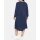 Twill-Polokleid m.seitlichem Schlitzen, marine