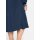 Twill-Polokleid m.seitlichem Schlitzen, marine