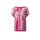 Chiffonbluse mit eingenähtem Top, fuchsia-pude