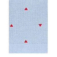 Pullover mit Stickerei, eisblau-rot