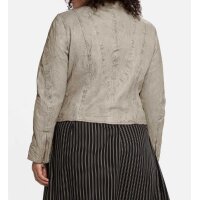 Lammnappa-Lederjacke m. Crinkle-Effekt, camel