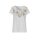 Shirt m. Blumenprint u. Ziersteinchen, ecru