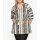 Ethnic pattern tunic blouse, nature-black