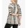 Ethnic pattern tunic blouse, nature-black