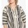 Ethnic pattern tunic blouse, nature-black