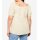 Linen tuni with square neckline, nature