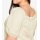 Linen tuni with square neckline, nature