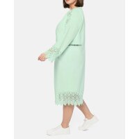 Kimonomantel m. Spitzen-Details, mint