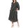 Shirt bluse dress, black-ecru